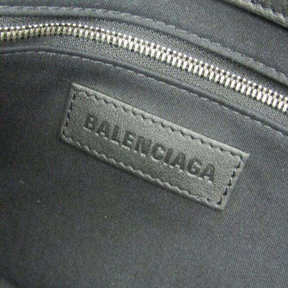 BALENCIAGA Black Leather Tote Bag - Picture 9 of 10